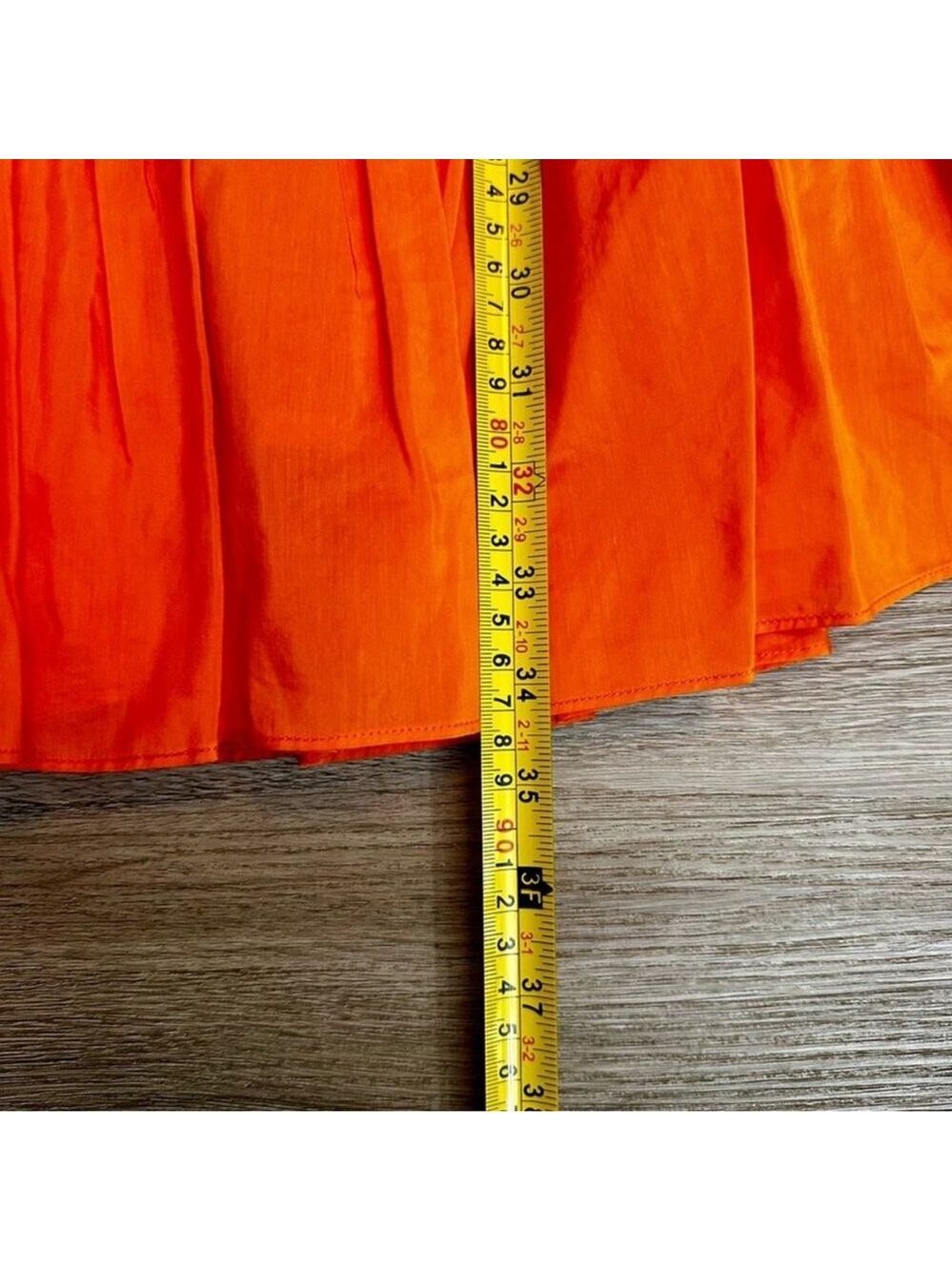 Robert Rodriguez Orange Silk Ling Sleeve Dress With Belt Size 2 NWT - Picture 11 of 13